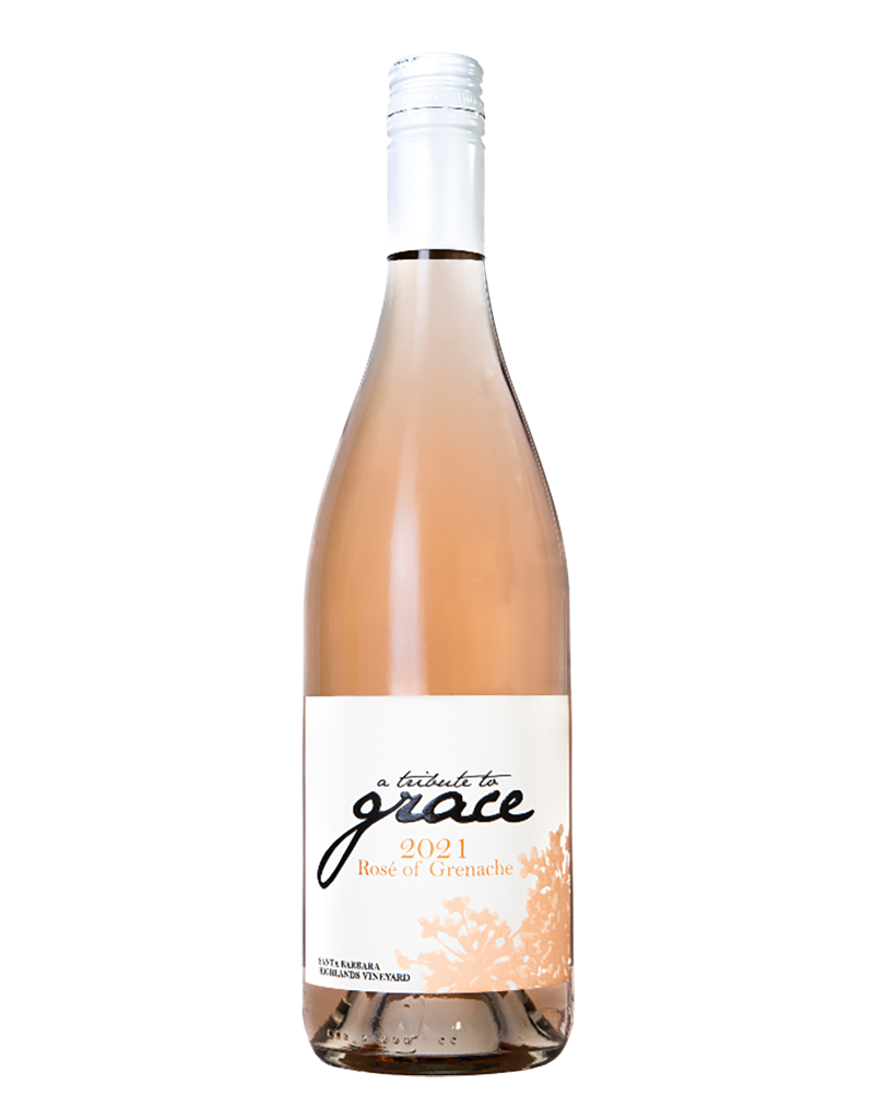 A Tribute to Grace 2022 Rosé of Grenache, Santa Barbara Highlands Vineyard, Santa Barbara, California