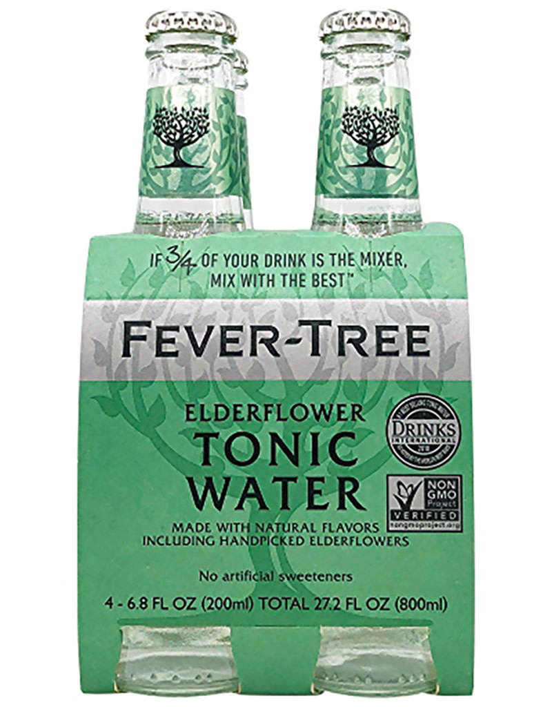 Fever Tree Elderflower Tonic 200mL, 4pk