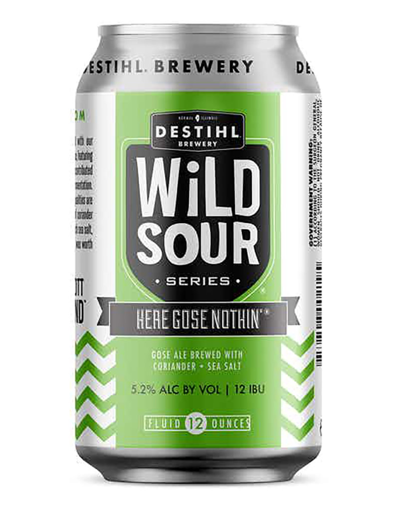 Destihl Brewery Here Gose Nothin' Wild Sour Series Beer, Illinois 6pk Cans