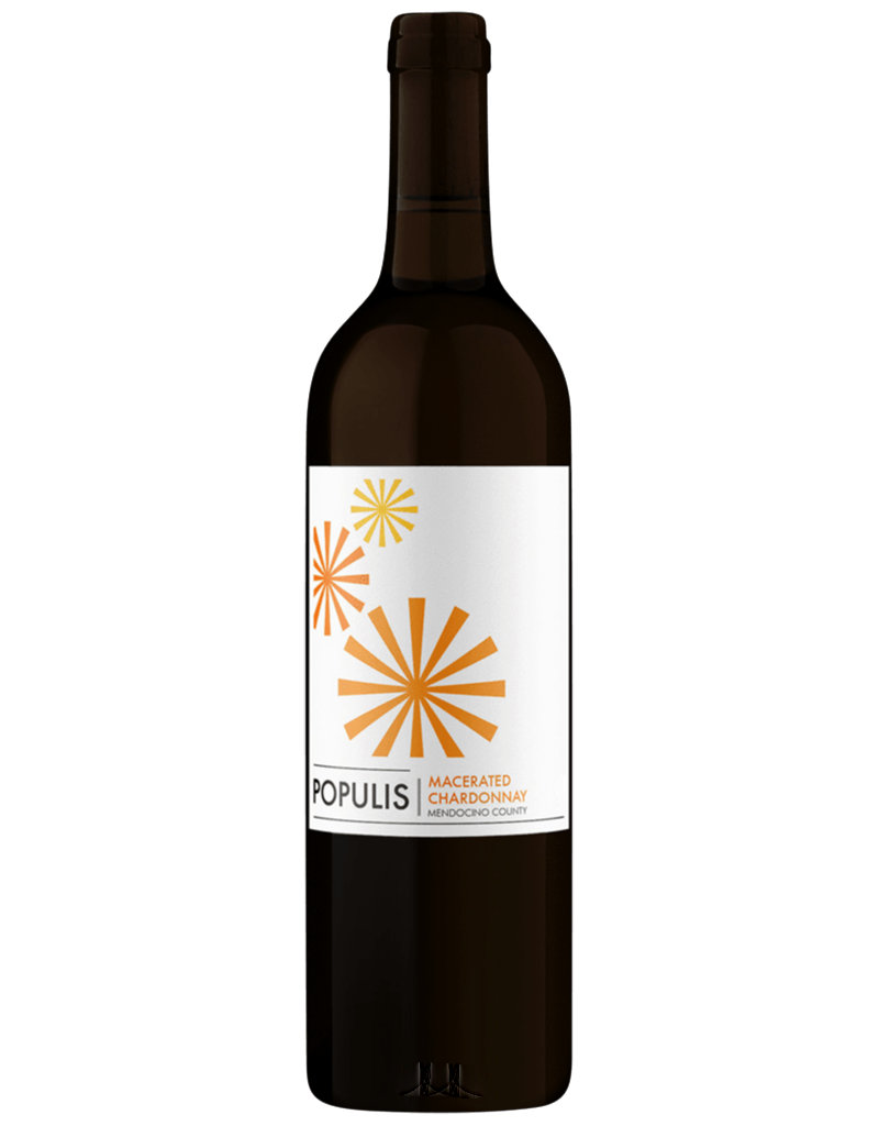 Populis 2021 Macerated Chardonnay, Mendocino County, California [Orange]