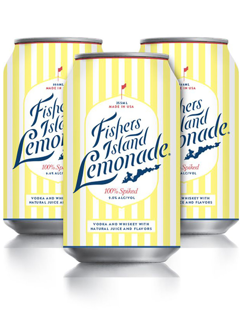 Fishers Island Lemonade Cocktails, New York, 4-Pack Cans