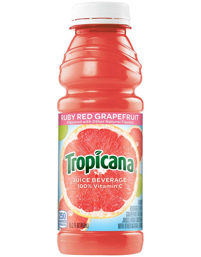 Tropicana Ruby Red Grapefruit Juice - Single