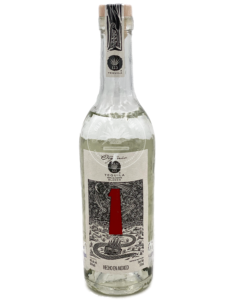 123 Organic Tequila 'Uno' Blanco, México 375mL