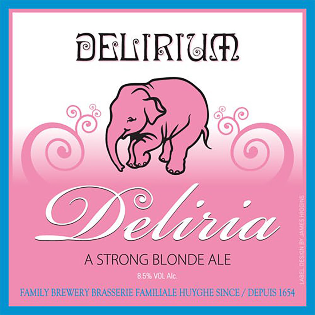 Delirium Deliria Strong Belgian Blond Ale, Belgium 4-pack Cans