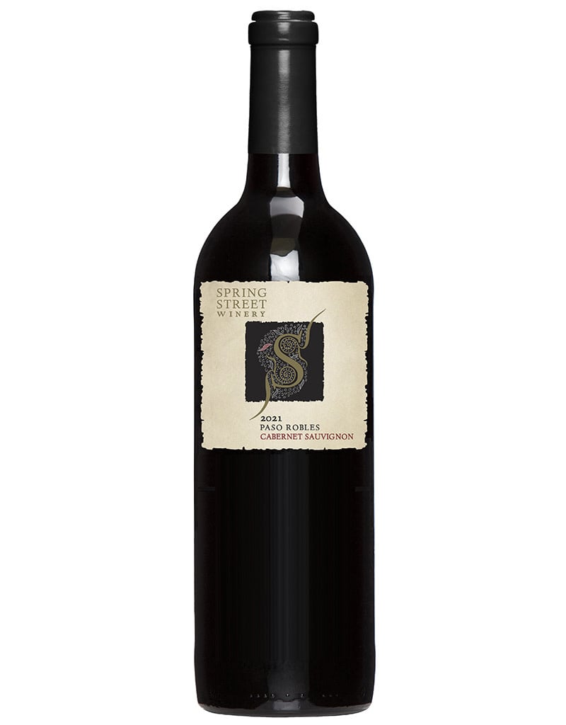 Spring Street Winery 2021 Cabernet Sauvignon, Paso Robles, California