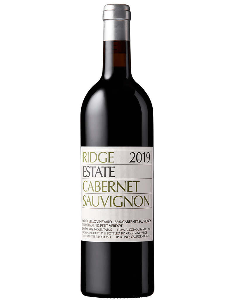 RIDGE Vineyards 2019 Estate Cabernet Sauvignon, Santa Cruz Mountains, California