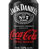 Jack Daniel's & Coca-Cola ZERO Ready To Drink, 4pk Cans
