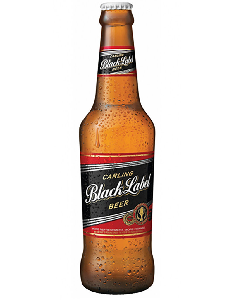 Carling Black Label Lager Beer, South Africa - 24pk Case / 11.5oz Bottle