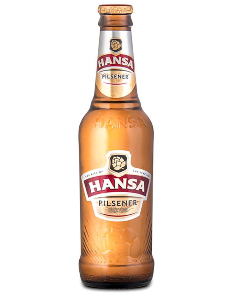 Hansa Pilsener Beer Lager, South Africa - 24pk Case / 11.2oz Bottle