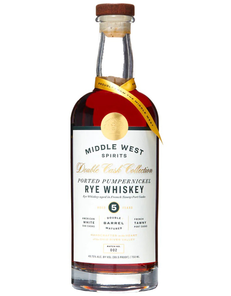 Middle West Spirits Double Cask Collection Ported Pumpernickel Rye Whiskey, Ohio