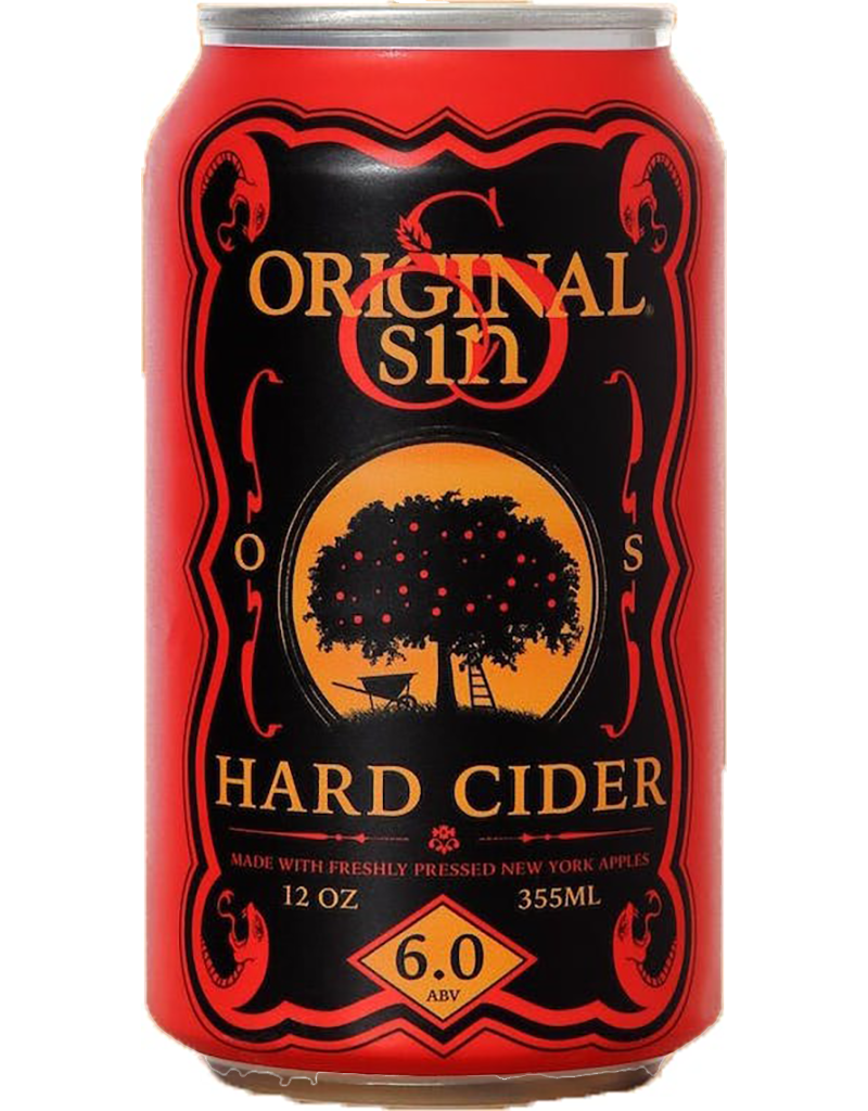 Original Sin Premium Hard Cider, New York - 6pk Cans