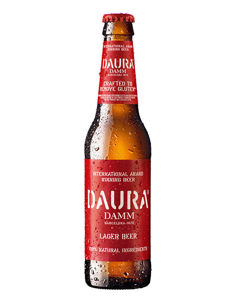 Daura Damm, Reduced Gluten Beer, Barcelona, Spain - 6pk Beer Bottles