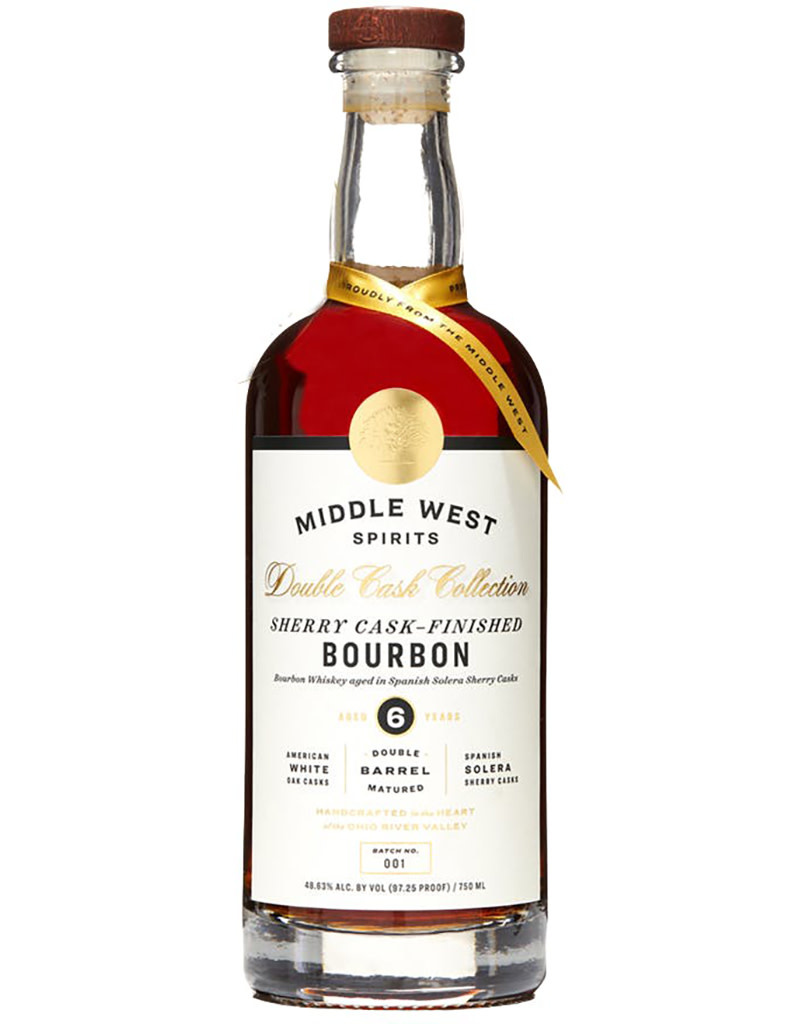 Middle West Spirits Double Cask Collection Sherry Cask Finished 6 Year Old Bourbon Whiskey, Ohio