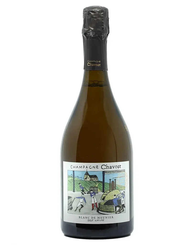 Champagne Chavost Blanc de Meunier, Brut Nature NV, France