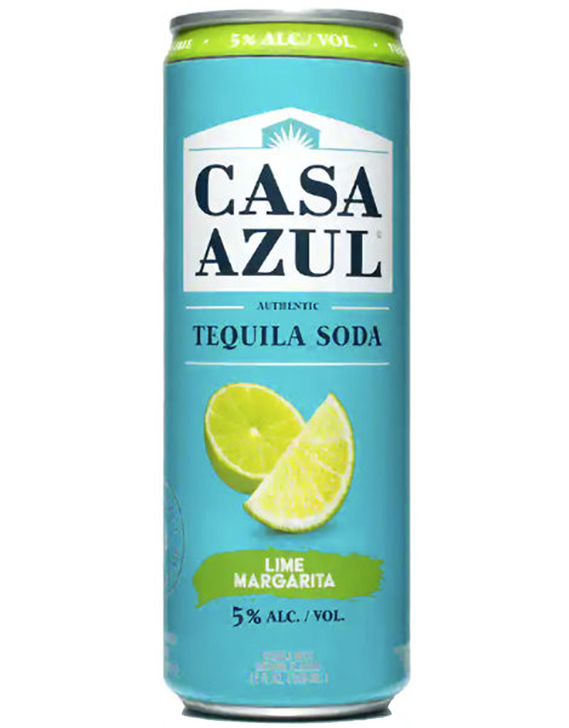 Casa Azul Lime Margarita Tequila Soda 4Pack Cans