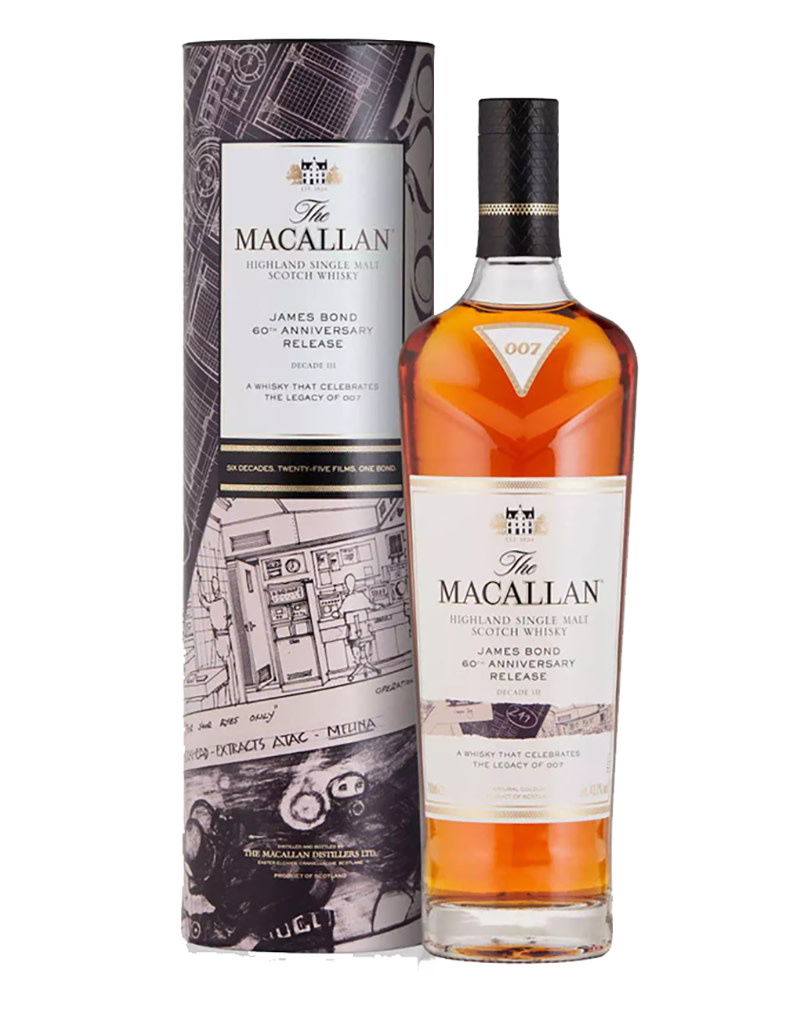 The Macallan James Bond 60th Anniversary Decade III Single Malt Scotch Whisky Speyside - Highlands, Scotland