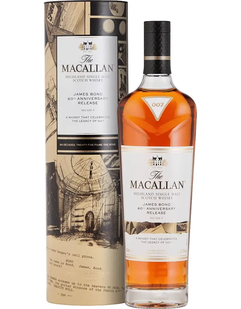 The Macallan James Bond 60th Anniversary Decade V Single Malt Scotch Whisky Speyside - Highlands, Scotland