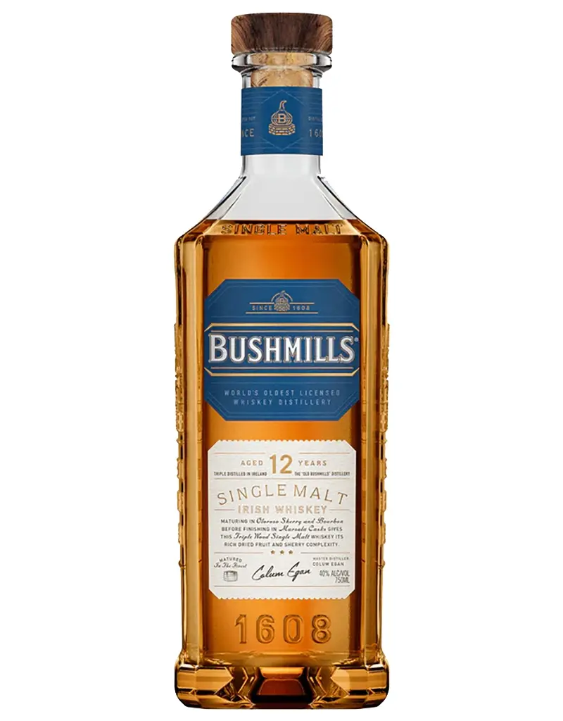 Bushmills Distillery Reserve 12 Year Old Single Malt Irish Whiskey County Antrim, Northern Ireland