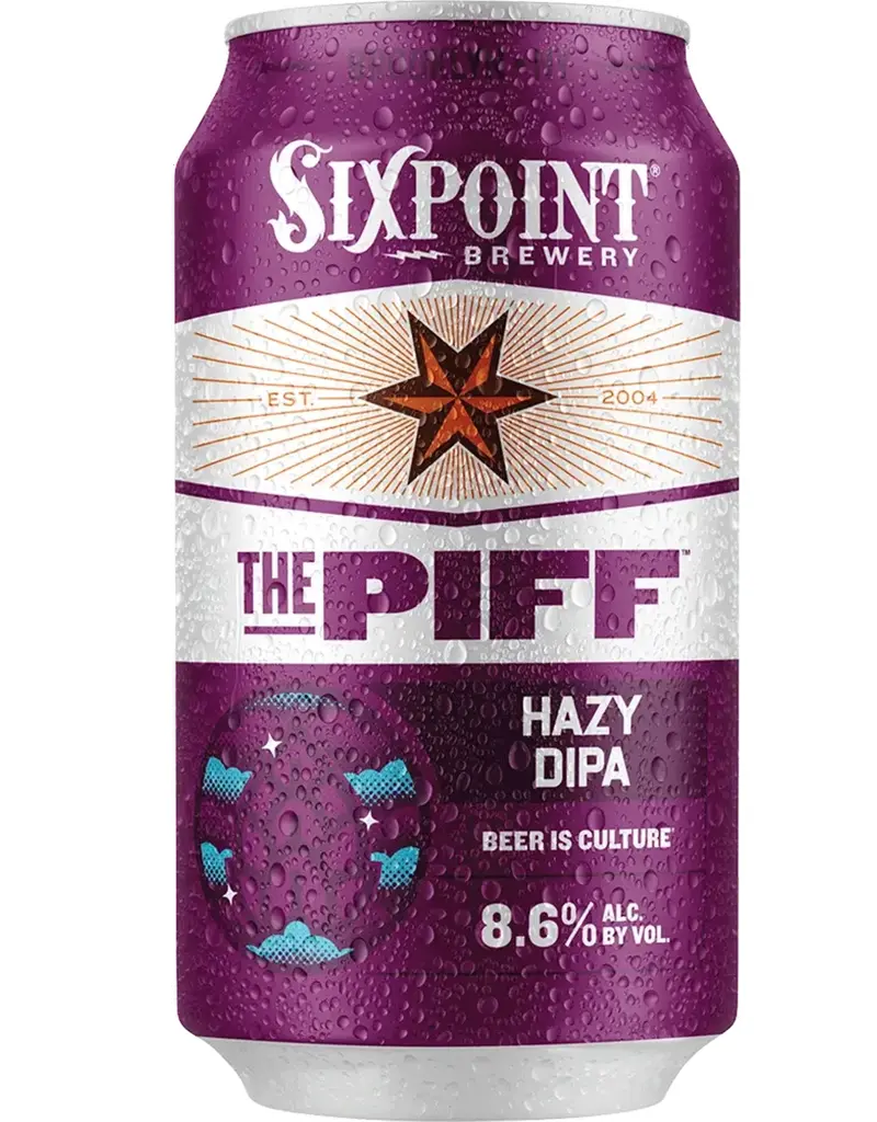 Sixpoint Brewing Co. Piff Hazy IPA, Brooklyn, New York - 6pk Cans