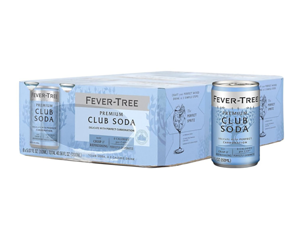 Fever Tree Spring Club Soda 150mL, 8pk Cans
