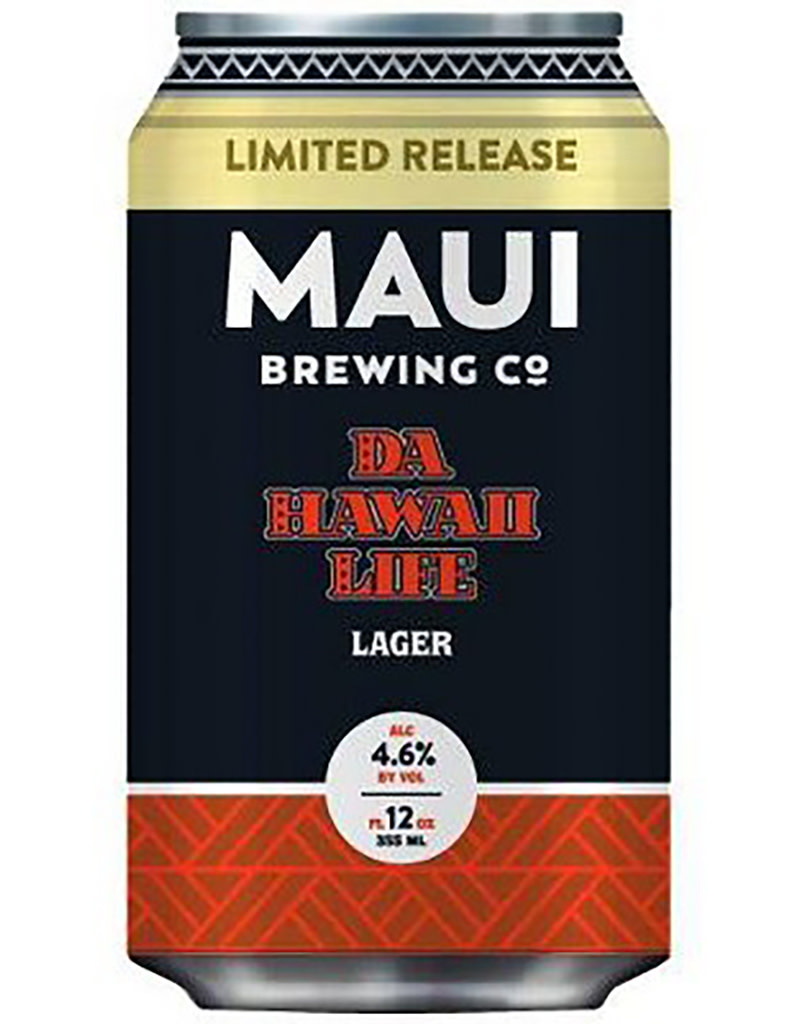 Maui Brewing Co. Da Hawai'i Life Lite Lager, Hawaii -15pk Cans