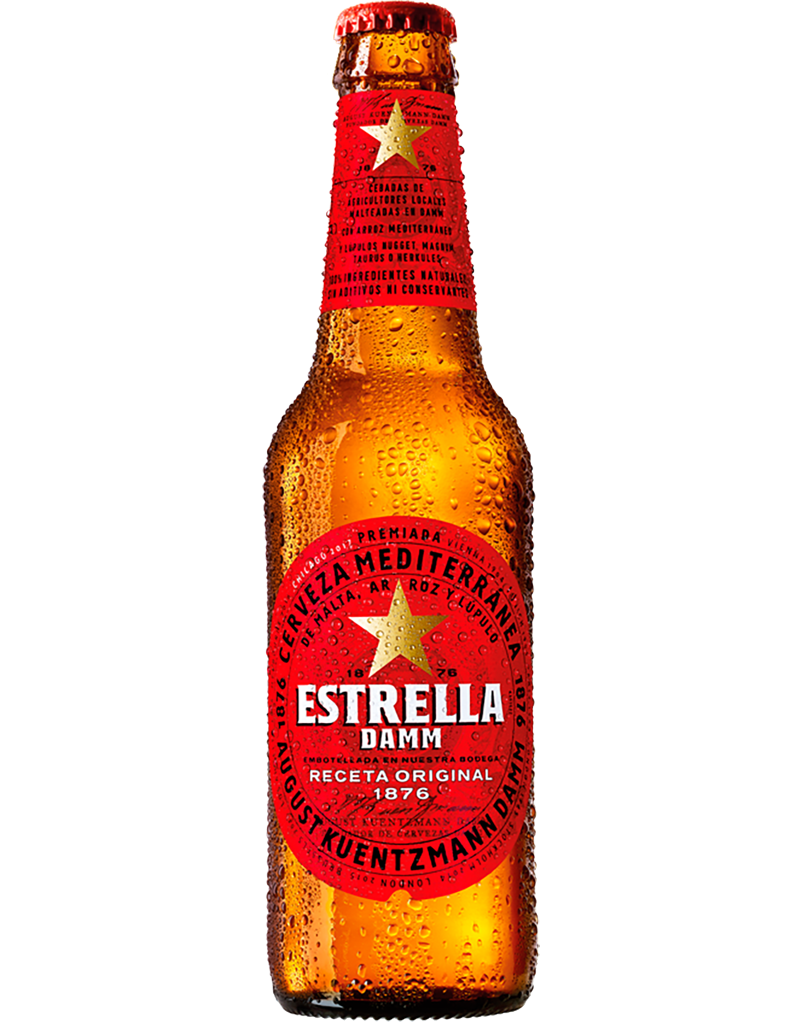 Estrella Damm Lager, Barcelona, Spain - 6pk Bottles