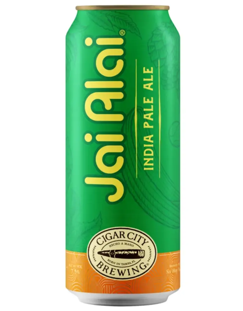 Cigar City Brewing Co. Jai Alai IPA Beer, Tampa, Florida - 12pk Cans
