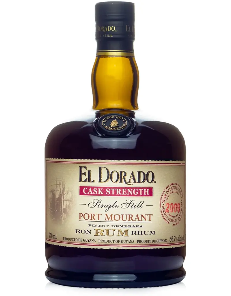 El Dorado 2009 'Port Mourant' Cask Strength Single Still Rum, Guyana