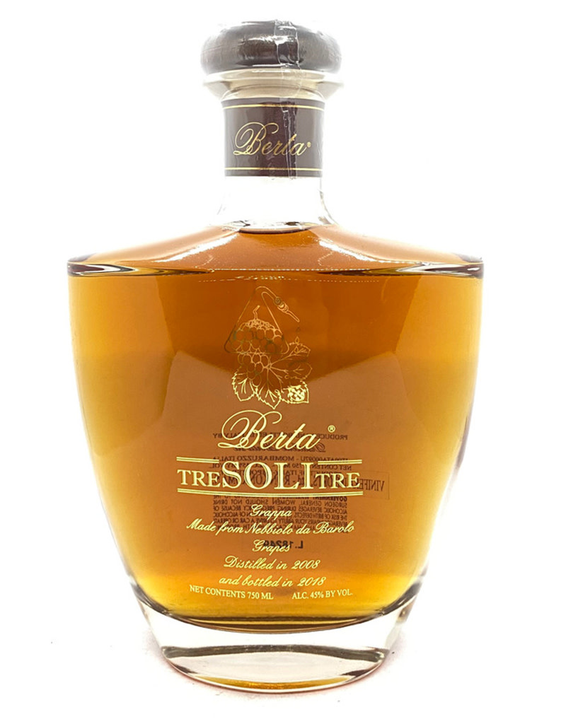 Berta Tre Soli Tre Nebbiolo Grappa, Piedmont, Italy