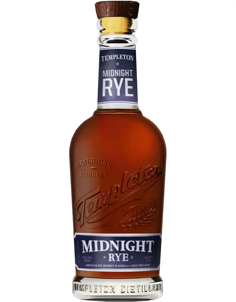 Templeton 'Midnight' American Rye Whiskey, Iowa