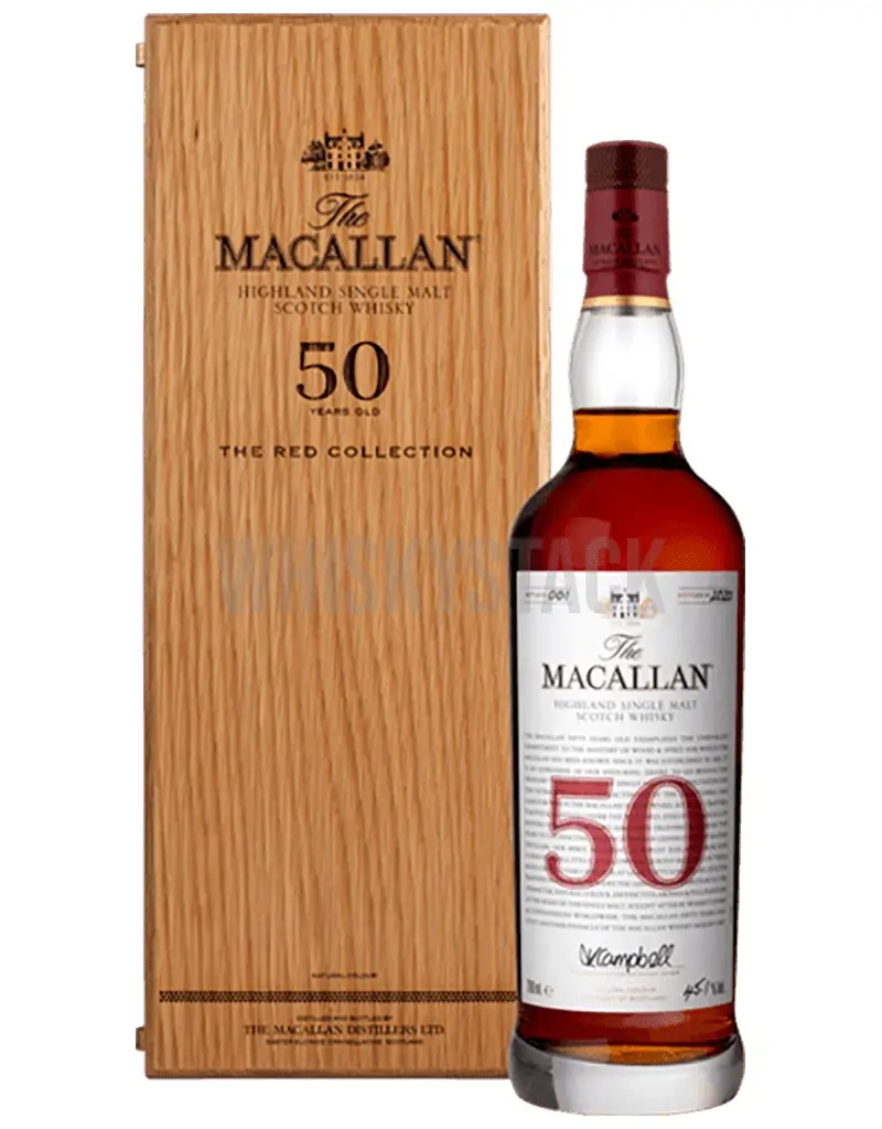 The Macallan 'The Red Collection' 50 Year Old Single Malt The Macallan 'The Red Collection' 50 Year Old Single Malt