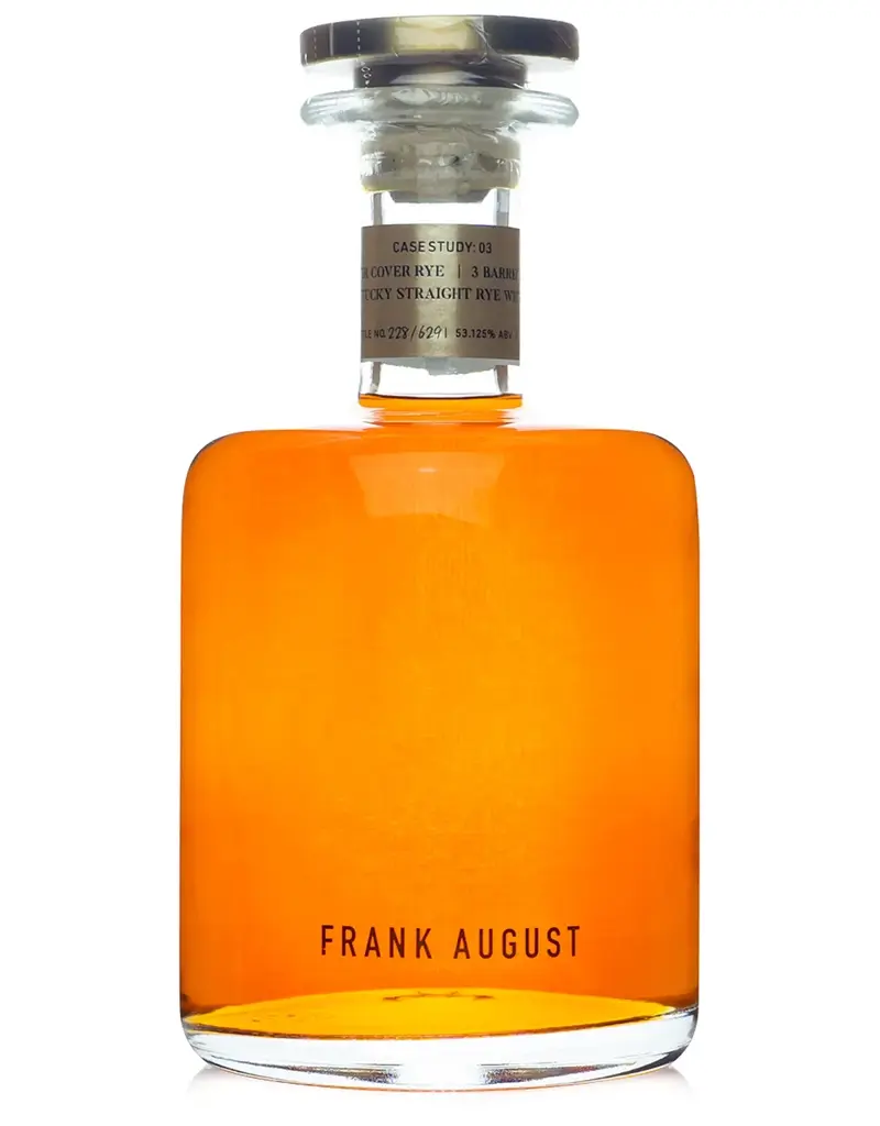 Frank August 'Case Study 03 Winter Cover Rye' 3 Barrel Batch Straight Rye Whiskey, Kentucky