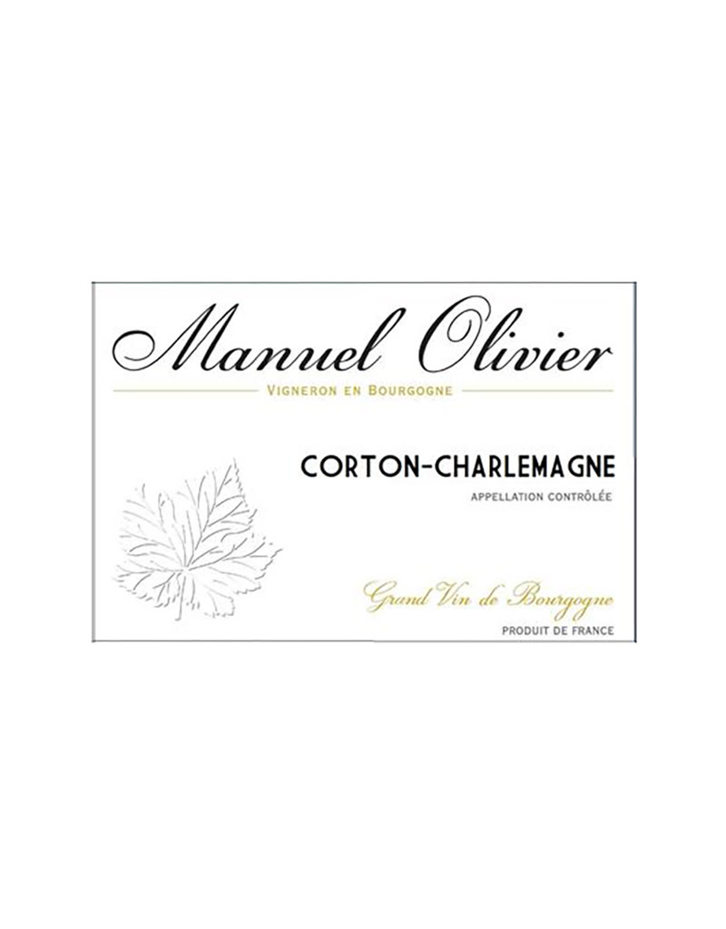 Manuel Olivier 2019 Corton-Charlemagne Grand Cru, Côte de Beaune, Burgundy, France