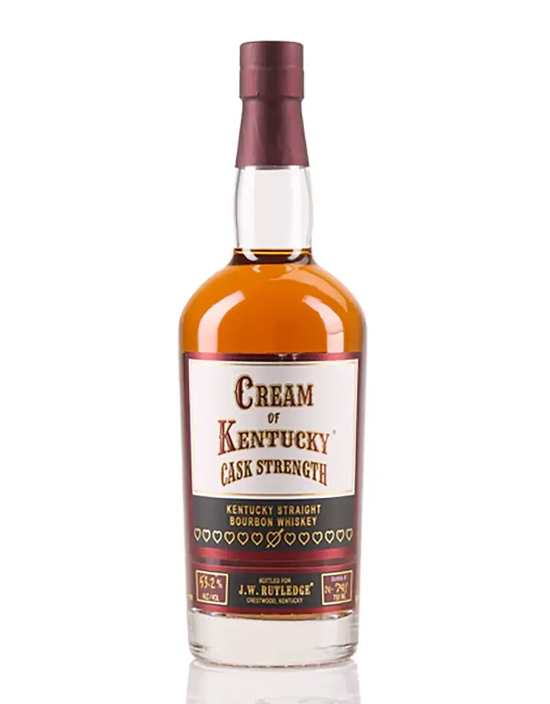 J. W. Rutledge Cream of Kentucky Cask Strength Kentucky Straight Bourbon Whiskey, Kentucky