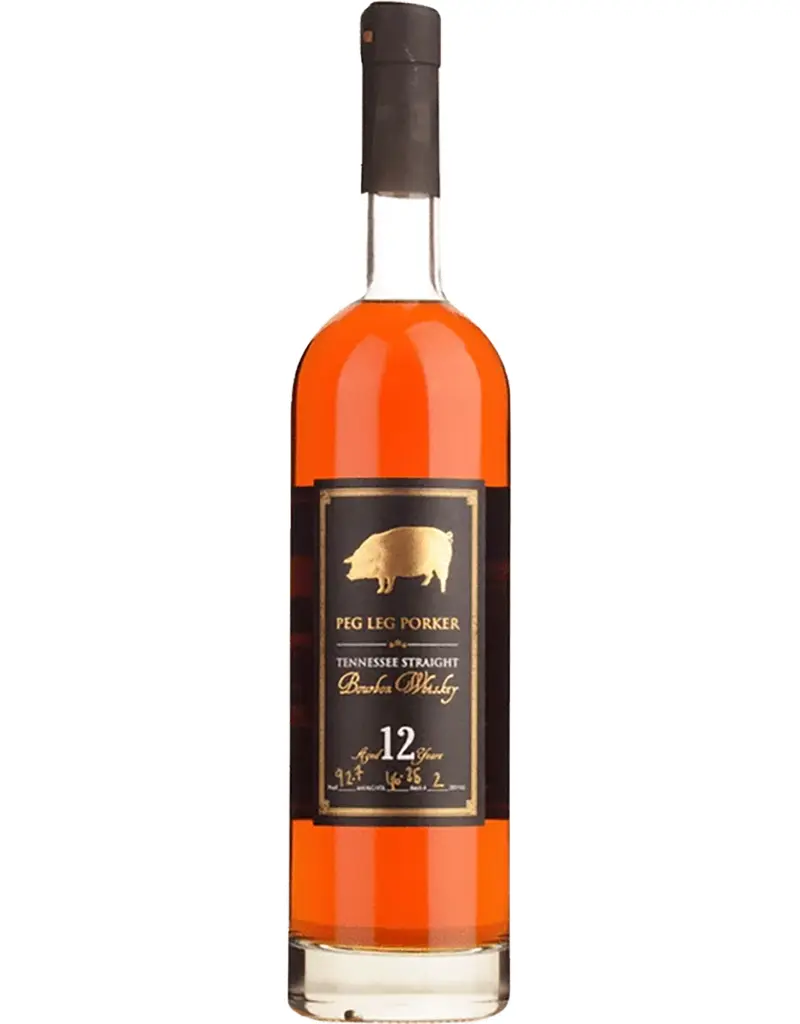 Peg Leg Porker 12 Year Old Tennessee Straight Bourbon Whiskey, Tennessee
