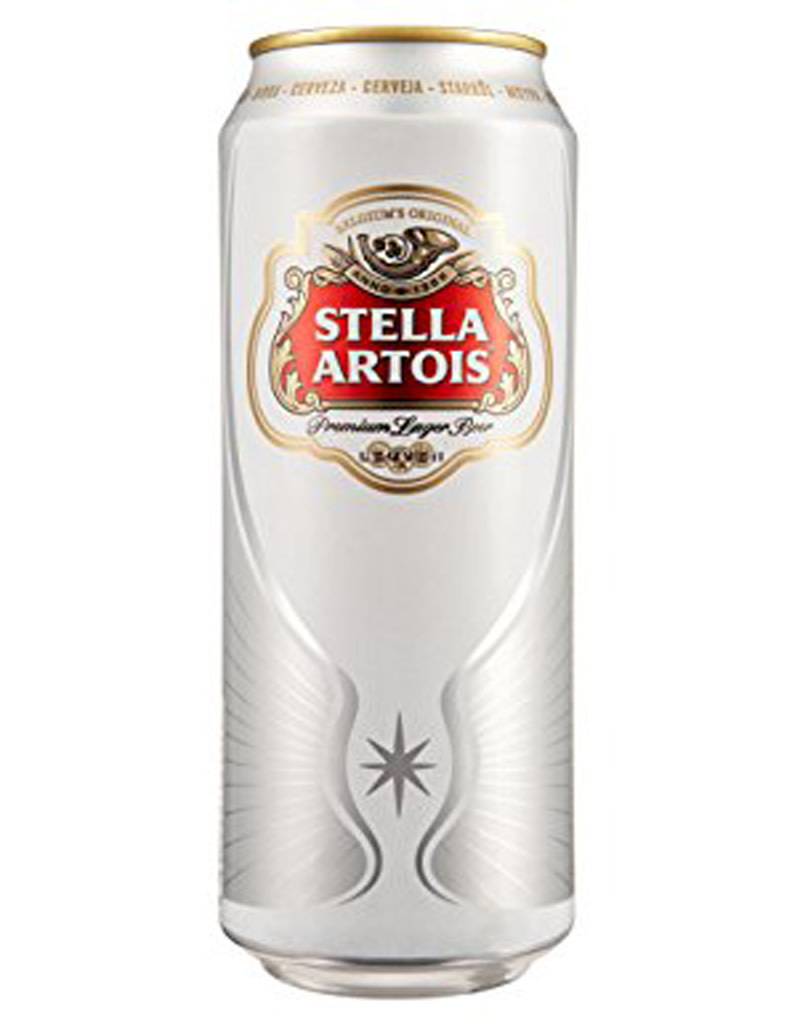 Stella Artois Lager, Belgium - 16oz Single Beer Can