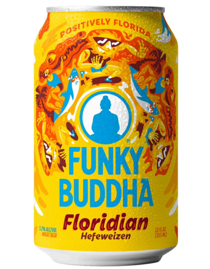 Funky Buddha Brewery Funky Buddha Brewery 'Floridian' Hefeweizen, Tampa, Florida - 6pk Cans