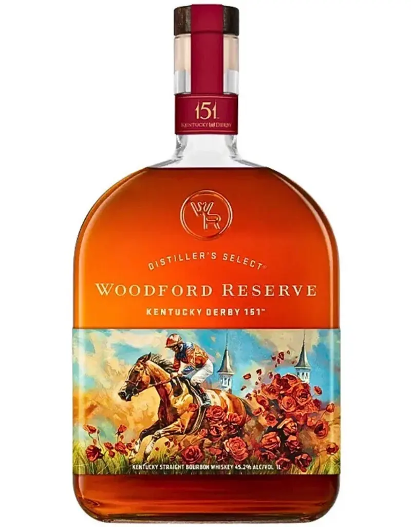 Woodford Reserve 151st Derby Bottle Kentucky Straight Bourbon Whiskey, Kentucky 1L