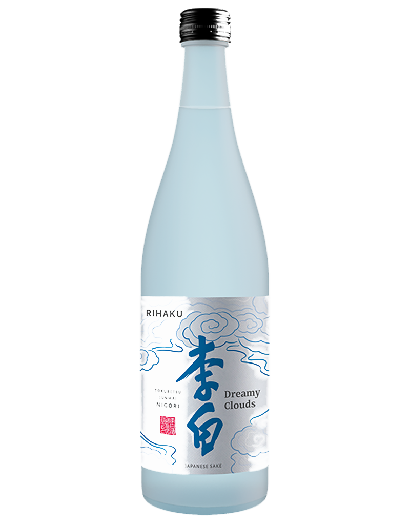 Rihaku Dreamy Clouds Nigori Tokubetsu Junmai Sake, Japan 720mL