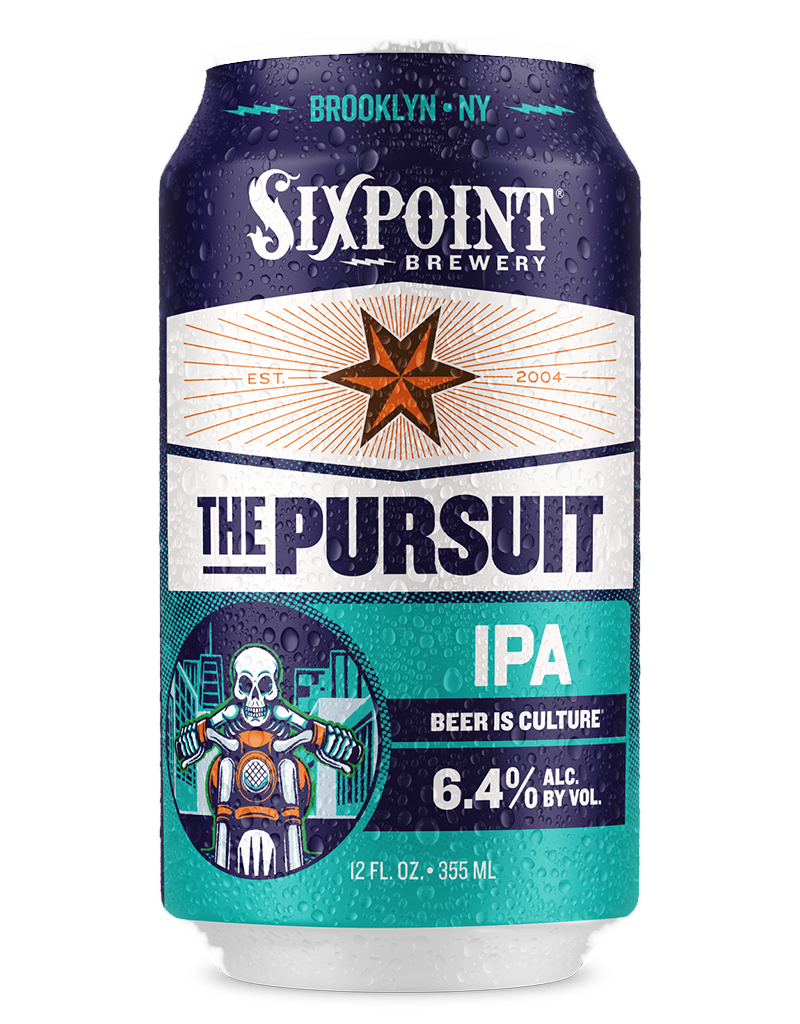 Sixpoint Brewing Co. Pursuit West Coast IPA, Brooklyn, New York - 6pk Cans