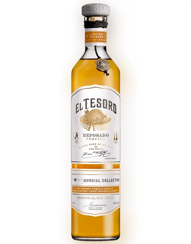 El Tesoro de Don Felipe Mundial Collection Basil Hayden Casks Tequila Reposado, Jalisco, Mexico