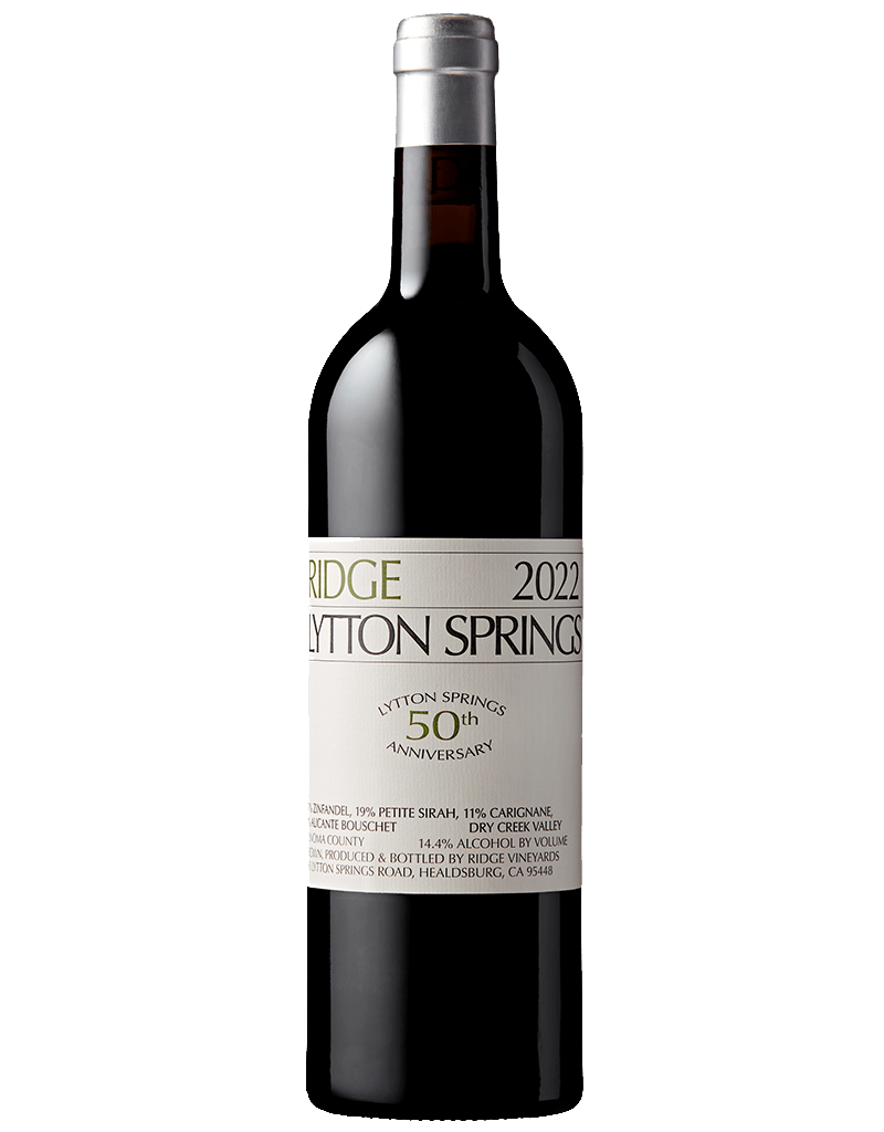 RIDGE Vineyards 2022 Lytton Springs, Zinfandel Blend, Sonoma, California