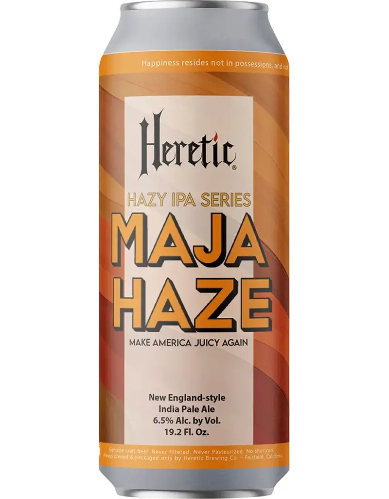 Heretic Brewing Co. Make America Juicy Again, New England-Style, IPA, California - 6pk Cans