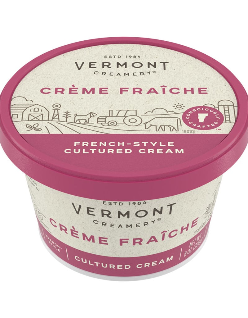 Vermont Creamery Crème Fraîche, United States - Single 8oz