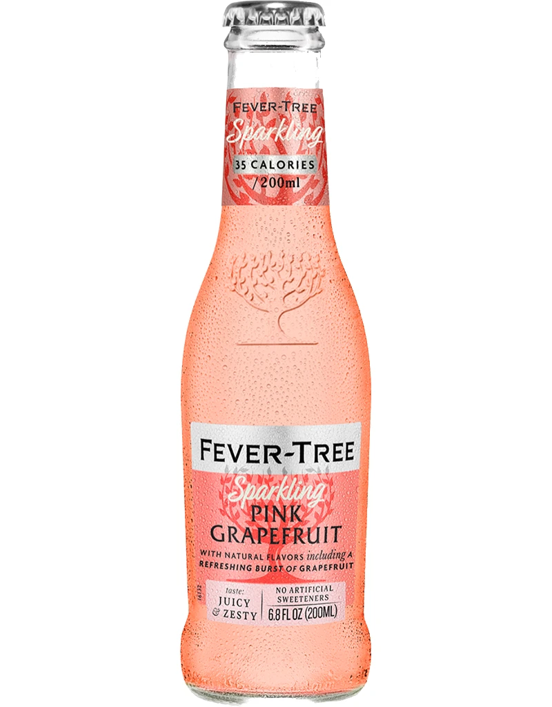 Fever Tree Sparkling Pink Grapefruit Soda 200mL - 4pk Bottles