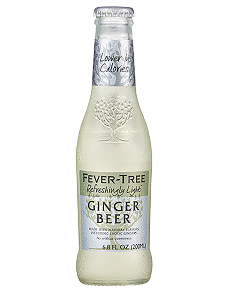Fever Tree Naturally Light Ginger Beer - 200mL, 4pk Bottles