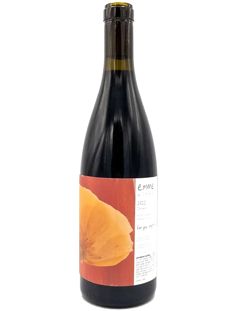 Emme Wines 2022 'Anything For You' Carignan, Ricetti Vineyard, Redwood Valley, California