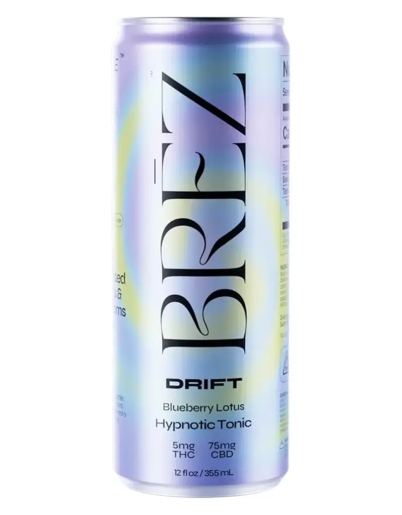 Brēz Blueberry Lotus Hypnotic Tonic, THC 10mg - 4pk Can