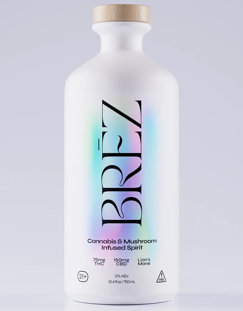 BRĒZ Cannibis & Mushroom Infused Spirit, THC 5mg - 750mL