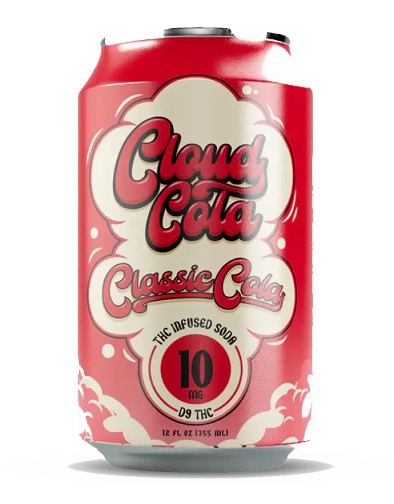 Cloudy Cola THC Infused Soda, Single Can